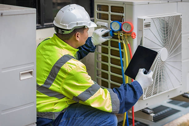 Professional Hvac technician working in Sweet, ID